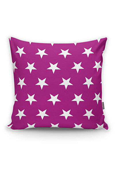 Realhomes Modern Yıldız Desenli Dijital Baskılı Dekoratif Yastık Kırlent Kı