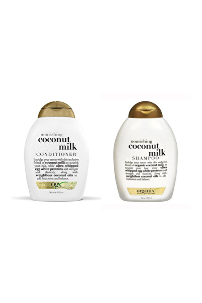OGX Coconut Milk Şampuan 385 ml  + Bakım Kremi 385 ml  29400494220