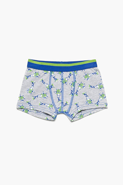 Koton Zweiteilige Boxershorts für Jungen, blau - 7Ylb92098Mk