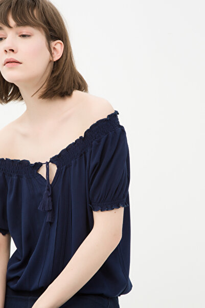 Koton Női sötétkék blúz 6YAL69088OW