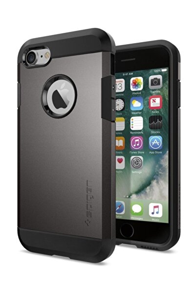 Spigen Σκληρή Θωρακισμένη Θήκη iPhone 8 / 7 - Γκρι Μεταλλικό