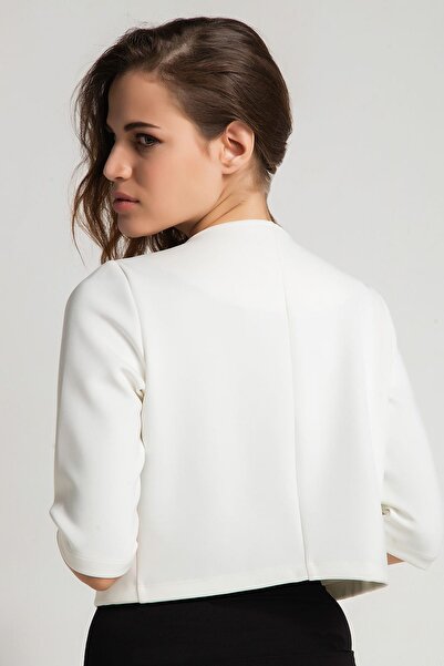 Laranor Kadın Ekru Mini Ceket 16L4725