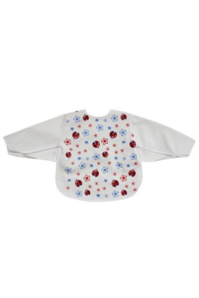 Sevi Bebe Baby Food Bib with Sleeves White Ib20917