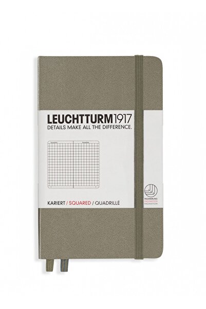 Leuchtturm1917 Σημειωματάριο μεγέθους τσέπης (A6), με καρό σχέδιο, κάλυμμα σε...