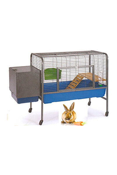 Genel Markalar Sehpalı Yuvalı Tavşan Kafesi 132 cm x 57 cm x 90 cm