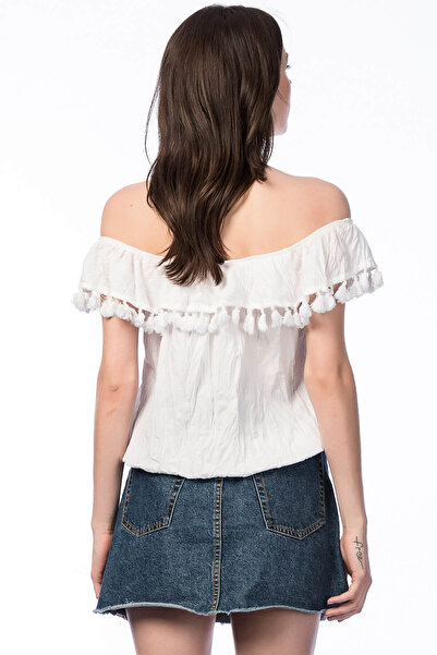 Pitti Women's White Blouse 10127