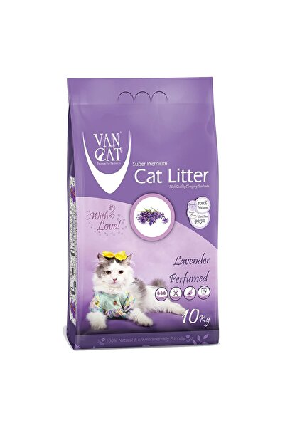 Bentaş Van Cat Pvc İnce Taneli Lavanta Kokulu Kedi Kumu 10 lg