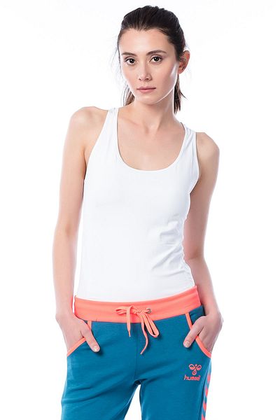 hummel Women's White Sue Seamless Tank Top