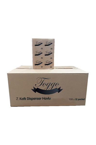 Toggo Z Fold Paper Towel 100X12 Pieces Dispenser Z Folded Napkin