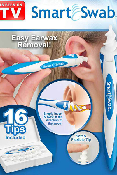 Keyfi Sepet Smart Swab Kulak Temizleme Seti: Kulak Temizleyici + Yedek Başlıklar