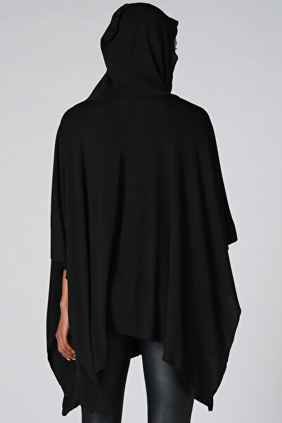 Quincey Women's Black Poncho HK2120