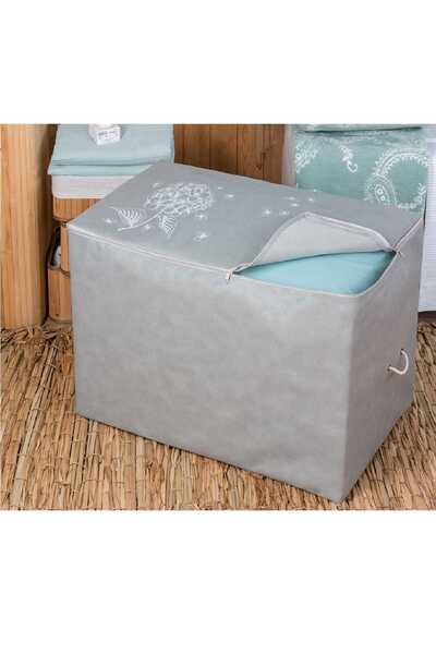 English Home حقيبة تخزين هورتنسيا 74x46x46 سم رمادي فاتح