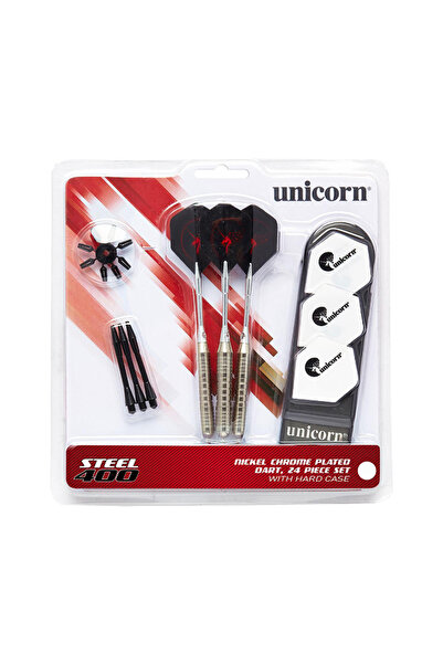 UNICORN Steel 400 25gr 3lü Çelik Uçlu Dart Oku Seti - 71821