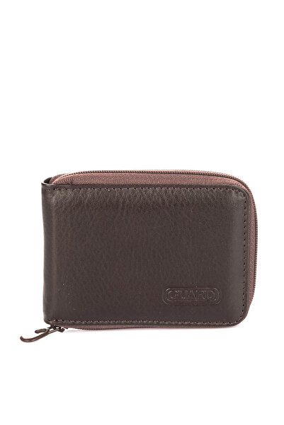 GUARD Hakiki Deri Kahverengi Unisex Kartlık 197.G.02