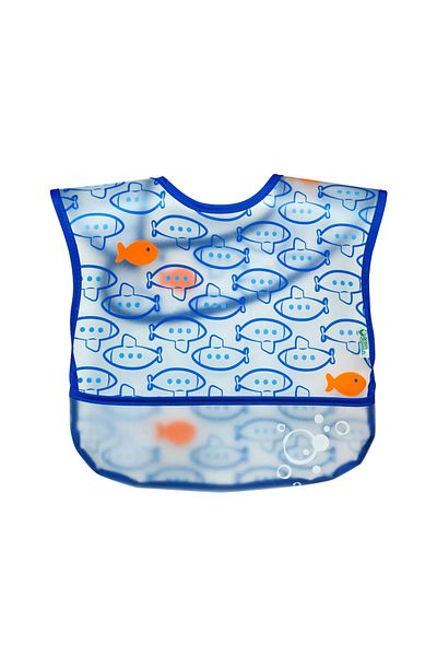 iplay Size 9-18months Waterproof Eva Baby Velcro Baby Bib - Pack of 5