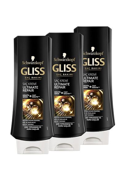 Gliss Ultimate Repair Conditioner 360 ml x 3 Pieces