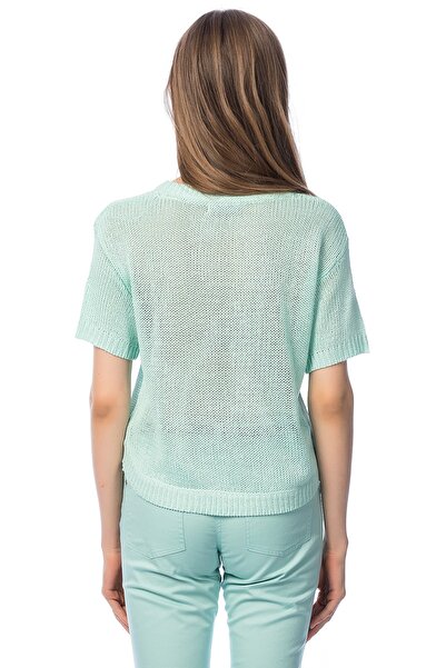 SELECT Kadın Nane Yeşili Kısa Kol Kazak S041/1502/065