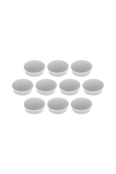 hobi24 Magnetoplan Güçlü Tahta Mıknatısı 10'lu Gri