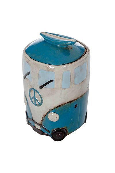 Vitale Duke Ceramic Decorative Blue Jar AK.FU0051