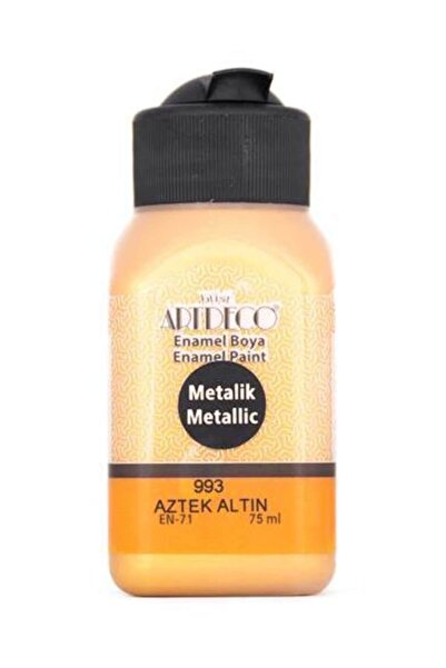 Artdeco Enamel Cam ve Seramik Boyası 75 ml. 990 Metalik Altın