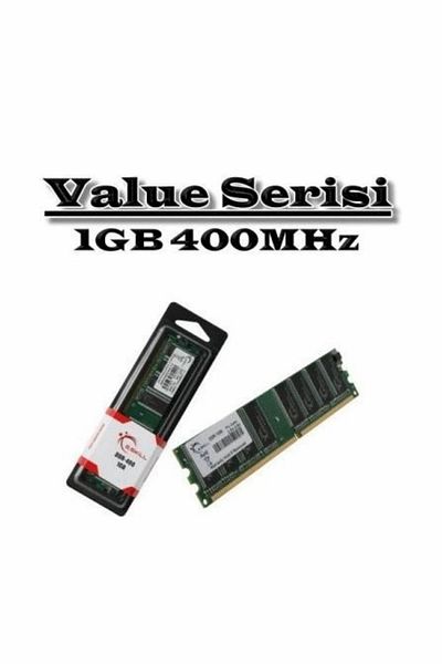 ENERGIZER GSKILL ذاكرة وصول عشوائي (RAM) للكمبيوتر الشخصي GSKILL سعة 1 جيجابايت DDR1 بتردد 400 ميجاهرتز، قيمة F1-3200PHU1-1GBNT