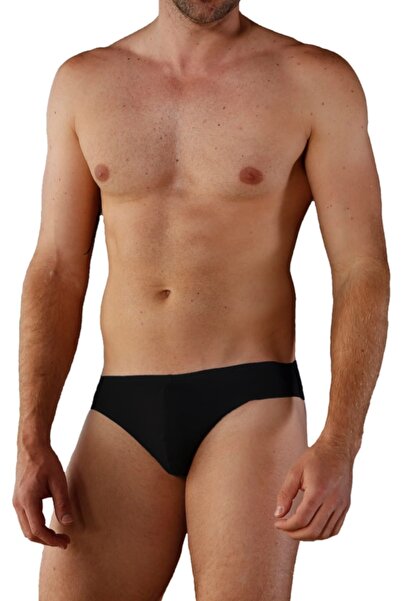 GOLDENBAY Erkek Siyah 2'Li Paket Goldenbay Modal İnce Kenarlı Slip Külot
