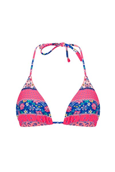 Penti Τυπωμένο Μείγμα Τρίγωνο Μπικίνι Μπλούζα