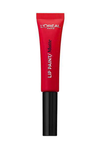 L'Oreal Paris Likit Mat Ruj - Infallible Lip Paint Matte 204 Red Actually 3600523347995