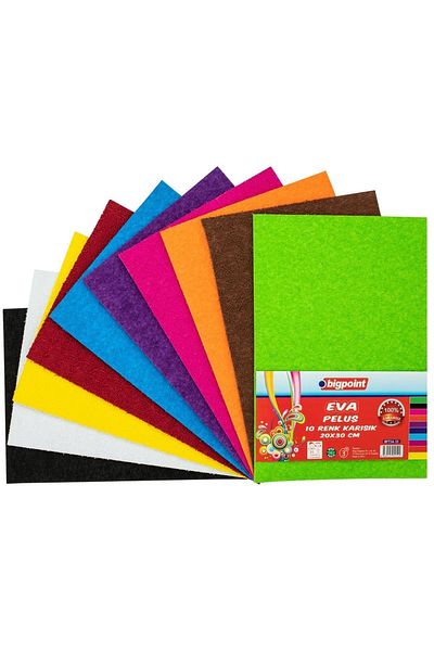 Bigpoint Plush Eva 20x30cm Mixed 10 Colors