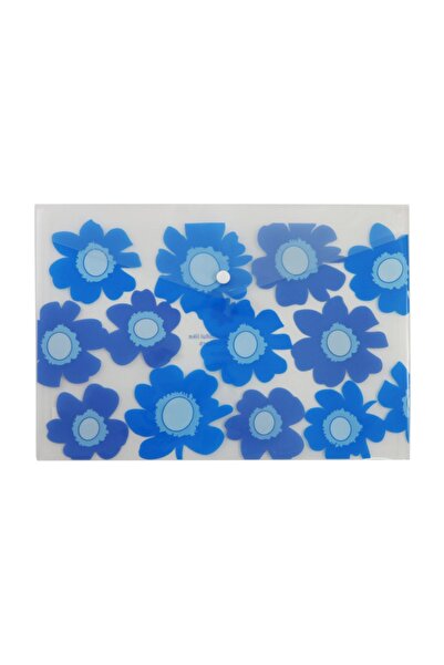 Comix Comıx A1830 Çiçek Desenli Çıtçıtlı Dosya