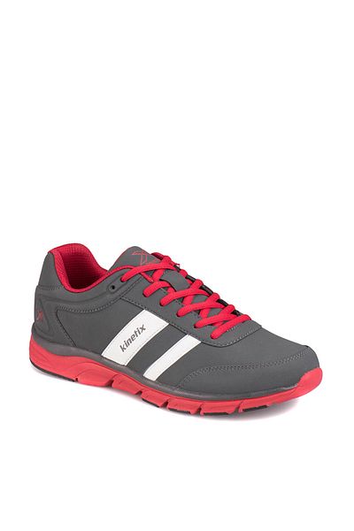Kinetix 1315029   Pantofi de alergare pentru bărbați, gri închis, roșu, alb 100227066