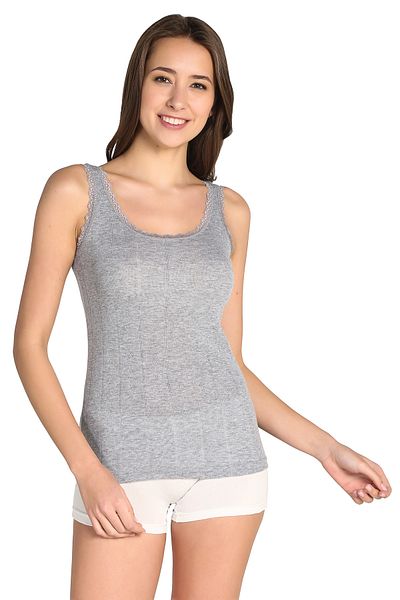Berrak Tricou gri pentru femei, pachet de 6 ELF568BER80496