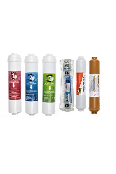 SULOOK Kapalı Kasa Su Arıtma Cihazlarına Uyumlu 6'lı Filtre Seti Lg Membranlı