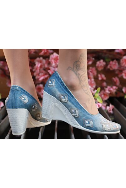 StarBlueMooN Kadın  Kot Klasik Ayakkabı