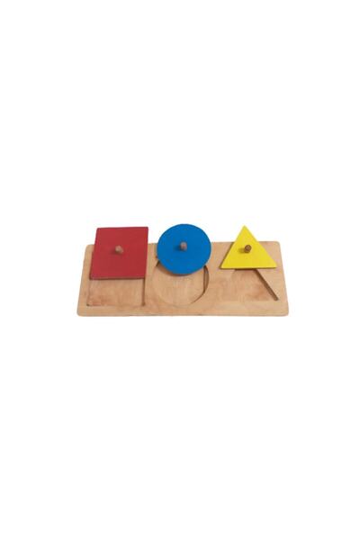 Montessori Gemisi Şekil Plakaları 1 - Geometrik Şekiller