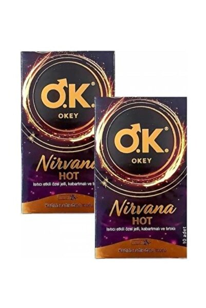 Okey Okey Nirvana Hot 10 Li Avantaj 2 Paket Prezervatif