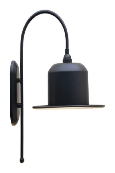 Dylight شمعدان حائط أسود مفصلي مزخرف عتيق معدني عتيق