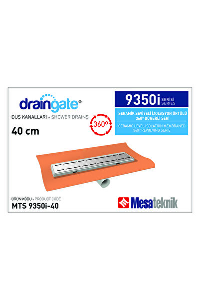 Mesateknik Draingate® 360º Dönerli Seramik Seviyeli Plastik Gövdeli Izolasyon...