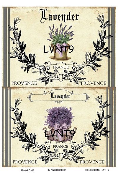 LİNEART Brass Decopage Paper La-lvnt9