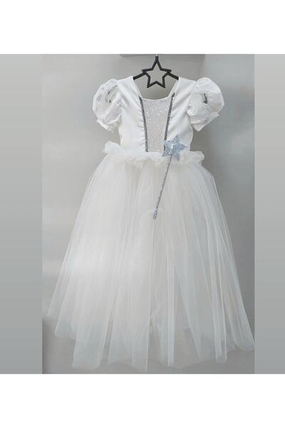 HL DESİGN Beyaz Prenses Elbise