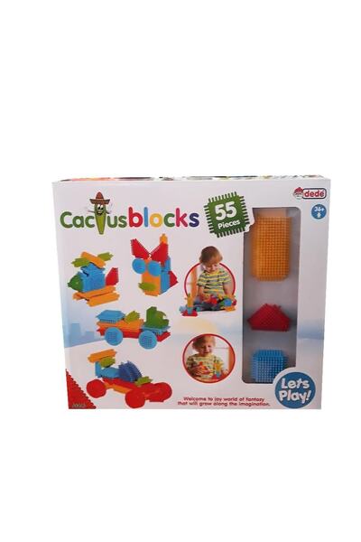 DEDE Kaktüs Blok (55 Parça)