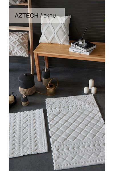 İyi Geceler İstanbul Hcw Aztech Ecru Cotton 2 Piece Mop Set