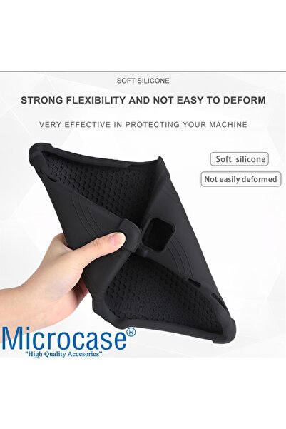 Microcase Tcl Tab 10 / 10s Tablet Için Standlı Silikon Kılıf - Al3309
