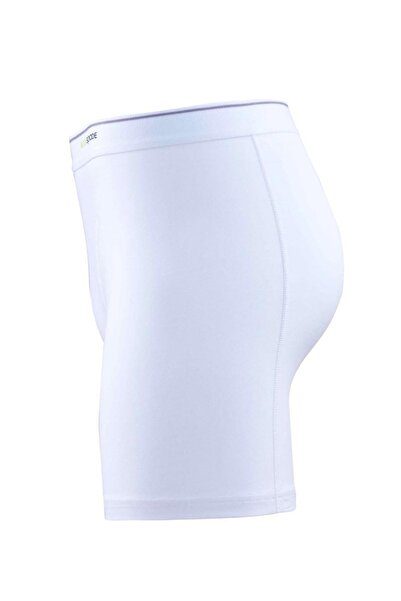 Blackspade Ανδρικό λευκό μπόξερ βαμβακερό μακρύ μήκος 9216