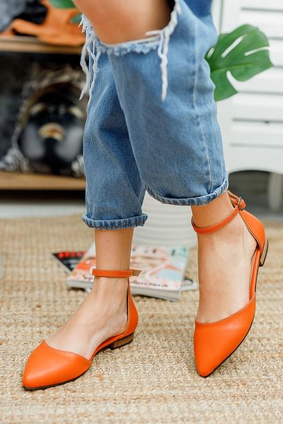 New look orange new arrivals shoes