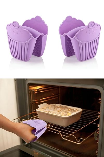 Vi Caro 2-Piece Silicone Oven Glove Holder