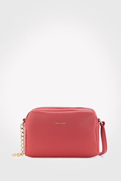 Housebags Kadın Kırmızı Zincir Askılı Çanta 233