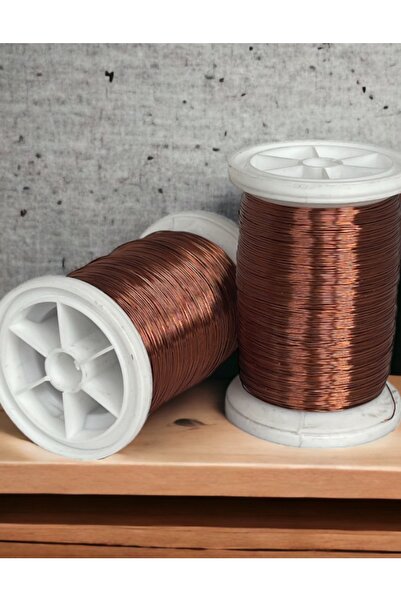 gürbüz filografi 0.30 Mm ( 100gr- 150m) Açık Kahve Renkli Bakır Filografi Teli