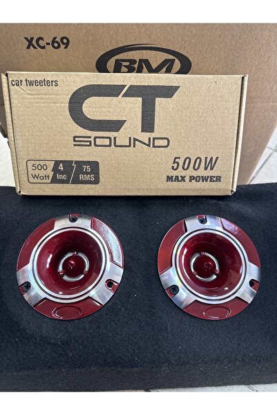 Ct 10 Cm Dom Tweter 500 What 75 Rms Dört Inç Sound Car Twitter