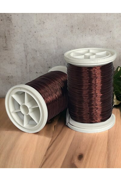gürbüz filografi 0.30mm ( 100gr -150m) Koyu Kahve Renkli Bakır Filografi Teli